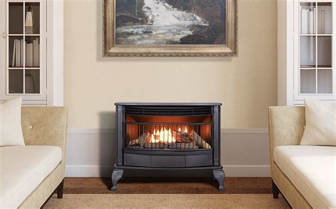 freestanding flueless gas fire
